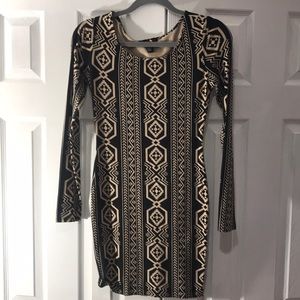 Long-Sleeve Bodycon Dress